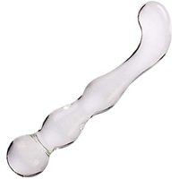Ensemble de plugs anaux en verre SM avec perle de queue et dilatateur anal, jouet sexuel pour adultes
