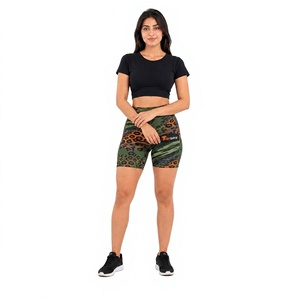 Shorts Deportivos Sublimados para Mujer, Ropa Deportiva Transpirable con Estampado Personalizado, Pantalones Cortos para Gimnasio, Correr, Entrenamiento Físico - Product Image 1