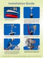 Éolienne à axe vertical personnalisée de 100 W, éolienne à axe vertical pour l'extérieur, production d'énergie hors réseau, fonctionnement silencieux