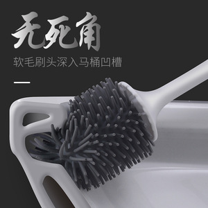 Ecoco Toilet Brush With Holder Self-Disinfecting Wall Mounted Bathroom Cleaning Set - Product Image 4