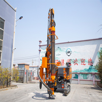 Plate-forme de forage de la surface DTH d'exploitation avec la plate-forme de forage hydraulique de compresseur d'air