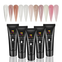Gel Acrylique Nude Polygel Nouvelle Formule Gel de Construction pour Extension d'Ongles Sans HEMA Sans TPO Gel Polyacrylique pour Extension d'Ongles