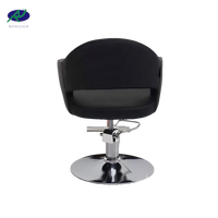 Chaise de salon de manucure pivotante confortable avec dossier relevable, revêtement en cuir, mobilier de salon de beauté, chaise de coiffeur, chaise de manucure