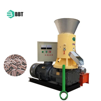 Machine à fabriquer des granulés de biomasse et de bois BBT avec moteur de 11 kW, haute productivité, capacité de 150-200 kg/h, diamètre des granulés de 5-10 mm