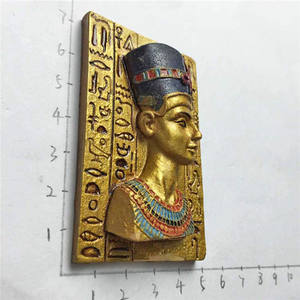 Imán de Resina con Diseño de <span class=keywords><strong>Egipto</strong></span>, Imán 3D de Nefertiti para Refrigerador, Recuerdo Turístico, Pegatina de Viaje, Imán para Refrigerador de <span class=keywords><strong>Egipto</strong></span> - Product Image 2
