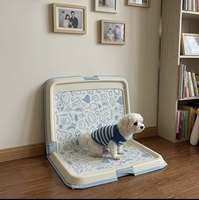 Bac à litière pliable extra large pour chien, toilette intérieure pour chien, support de tapis anti-fuite pour appartement canadien