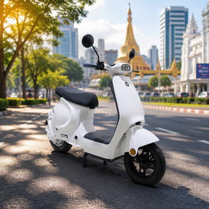 มอเตอร์ไซค์สกู๊ตเตอร์เอเชียตะวันออกเฉียงใต้ มอเตอร์ 400W แบตเตอรี่ 48V 23Ah ความเร็ว 55 กม./ชม. สำหรับการเดินทางในเมือง ผู้ซื้อใช้เพื่อการจัดหาและจำหน่าย - Product Image 1