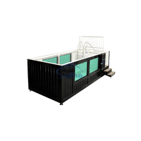 Conteneur personnalisé pour piscines Conteneur de 20 pieds 40 pieds Piscines en conteneur pour piscine extérieure 40 pieds