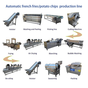 Línea de producción de patatas fritas grandes de 500Kg, suministro de fabricantes, línea para freír patatas fritas totalmente automática - Product Image 6