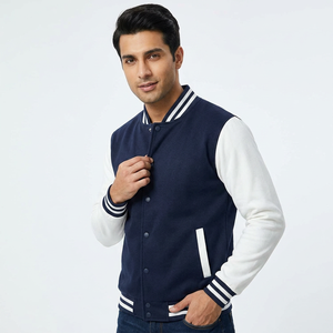 Chaquetas para Hombre, Estilo Urbano Personalizado, Chaqueta Varsity de Alta Calidad con su Propio Logotipo Impreso en Diferentes Colores, Invierno - Product Image 1
