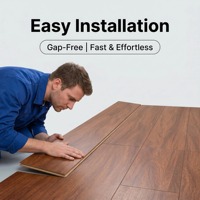 Plancher stratifié Uniclic Lock 10 mm, petit motif gaufré, qualité E0, étanche, en chêne, pour projets, vente en gros