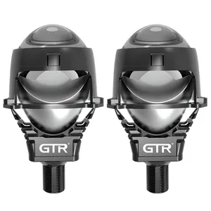 GTR тип BI Светодиодный проекционный объектив 40 Вт ультра яркий HD Автомобильная фара 2,5 дюймов