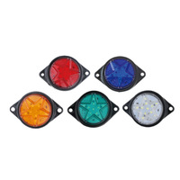 Nouvelles feux de gabarit latéraux LED étanches IP68 en forme d'étoile 12V 24V pour camions, feux de freinage clignotants pour remorques et fourgonnettes, usage intensif, vente en gros, marque LJZ