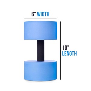 1 cặp nước quả tạ đặt cho hồ bơi tập thể dục-unisex mật độ cao EVA-Bọt bơi Aqua tập thể dục barbells - Product Image 2