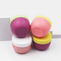 Pot cosmétique coloré 250 ml (8 oz) en polypropylène (PP) monomatière doux au toucher, écologique, pour gommage corporel, beurre capillaire, lotion, soin de la peau, crème visage