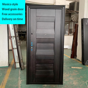 Puertas Residenciales de Acero TECHTOP, Opciones Elegantes y Seguras para Hogares, Diseño Anti-Robo, Características de Seguridad para Niños y Mascotas, Opciones de Color Cálido - Product Image 2