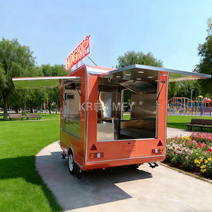 Remorque alimentaire mobile entièrement équipée pour la vente de fruits rôtis en extérieur, chariot à hot-dogs, remorque de boulangerie, camion-restaurant - Product Image 2