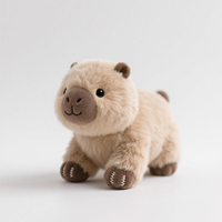 Peluche Capybara Mignonne Super Douce avec Rembourrage en Coton PP et Doublure en Maille, Jouet en Peluche pour Enfants