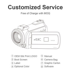 Professionnel 4K caméra vidéo <span class=keywords><strong>optique</strong></span> <span class=keywords><strong>zoom</strong></span> caméscope vivant flux caméra AC5 - Product Image 3