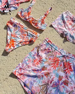 MLY New Custom Swimwear Swimsuit 2 Piece Sexy Swimwear For Girls Children Swimwear