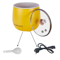 Nouvelle Conception – Mini Cuiseur Électrique Multifonctionnel 1,8 L pour Voyage, Maison et Extérieur, avec Couvercle en Verre Trempé, 840W, Micro-ordinateur
