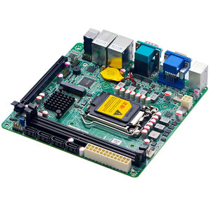 เมนบอร์ด Coffee Lake Dual LAN 2 DDR4 4 พอร์ต SATA PCIE แบบฝังตัวสำหรับเครื่อง POS เซิร์ฟเวอร์ NAS <span class=keywords><strong>FreeNAS</strong></span> - Product Image 2