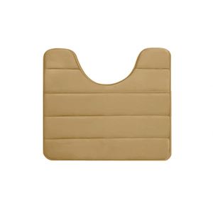 Tapis de salle de bain de luxe en forme de U, en polaire corail, antidérapant, doux, super absorbant, séchage rapide, lavable, pour la maison et l'hôtel - Product Image 3