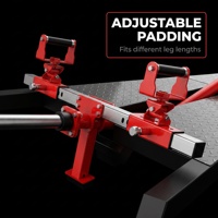 Plataforma de Remo Profesional Tipo T con Pedal Antideslizante y Hebilla Ajustable para Entrenamiento de Fuerza de Espalda, Máquina de Gimnasio Comercial