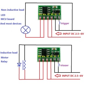 Io15b01 6A <span class=keywords><strong>DC</strong></span> 3V 3.3V 3.7V 5V công tắc điện tử chốt bistable tự khóa kích hoạt Hội Đồng Quản trị cho Led điều khiển động cơ năng lượng mặt trời Lithium - Product Image 1
