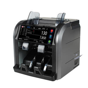 Contadora de billetes de doble sensor CIS AL-958T, máquina contadora de dinero de denominación mixta, 2 compartimentos, clasificador de billetes falsos - Product Image 1