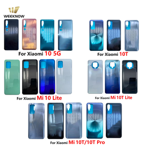 Cubierta Trasera de Batería 100% Original para <span class=keywords><strong>Xiaomi</strong></span> <span class=keywords><strong>Mi</strong></span> <span class=keywords><strong>11</strong></span> <span class=keywords><strong>Lite</strong></span>, Repuesto de Cristal para la Puerta Trasera con Adhesivo - Product Image 4