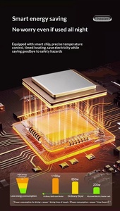 Sèche-serviettes électrique intelligent à affichage numérique, porte-serviettes de <span class=keywords><strong>bain</strong></span> à température constante, contrôle APP/WiFi, en acier inoxydable pour hôtel - Product Image 4