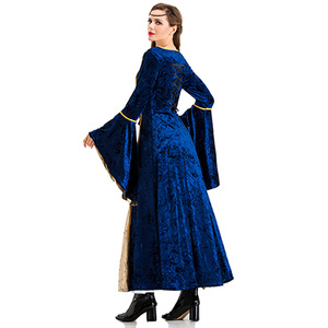 Robe de soirée élégante, tenue aristocratique médiévale, robes de velours vintage de la cour, robes de bal de princesse, robe de fête pour femmes - Product Image 6