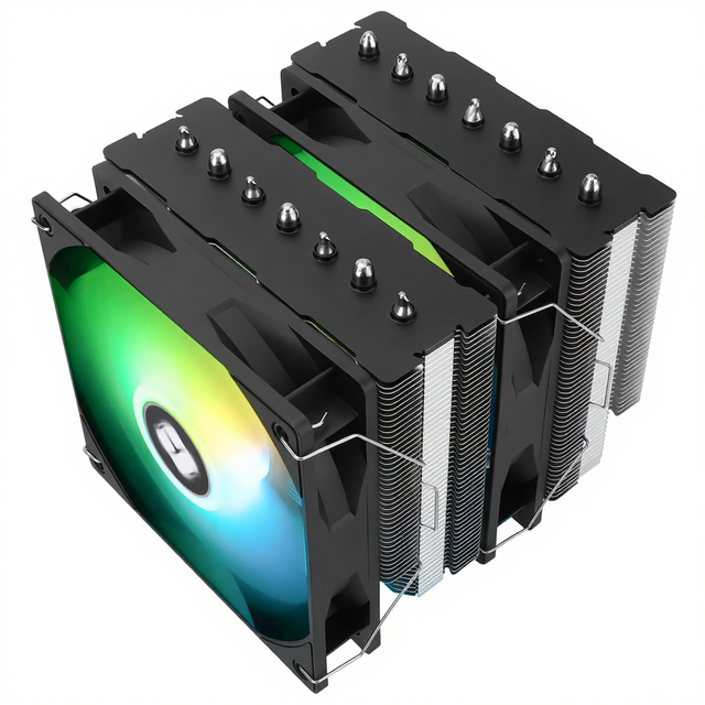 Thermalright PS120SE ARGB CPU Air Cooler 7 Heat Pipes Dual Fan 120mm PWM AGHP 4th Gen SFDB Bearings for AM4/AM5 Intel
