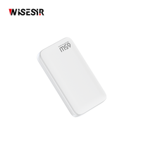 Bloc chargeur universel WISESIR 65W GaN PD 3.0, adaptateur de charge rapide pour ordinateur portable avec ports USB-C et USB-A, protection OTP/OVP