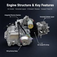 Liste de prix de gros pour les acheteurs de karts : Moteur de moto 125cc avec 3 vitesses avant et arrière, vente en gros
