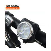 Feux de vélo de montagne USB rechargeable Torche LED étanche avant et arrière pour scooter électrique Bicyclette