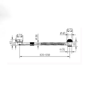 OEM de fábrica baño drenaje latón <span class=keywords><strong>Clic</strong></span> <span class=keywords><strong>clac</strong></span> bañera residuos controlados desagüe de la bañera - Product Image 2