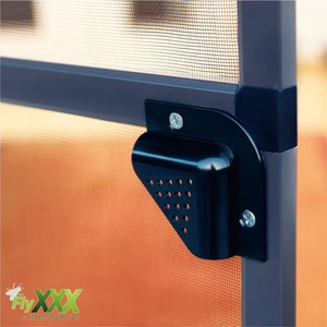 Venta Directa de Fábrica: Puerta Mosquitera Abatible de Aluminio Premium con Marco Fijo y Malla de Fibra de Vidrio Resistente para el Hogar - Product Image 3