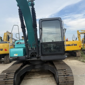 Excavatrice sur chenilles d'occasion Shengang SK140LC, excavatrice de 14 tonnes, adaptée aux travaux de terrassement, aux opérations en zone humide et aux travaux de pipeline. - Product Image 5