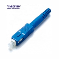 Neofibo SC-APC/UPC-GR/BL-SX sc upc apc מחבר כבל סיבי אופטיקה פלסטיק מהיר כבל עמיד למים מחברים