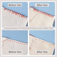 Herramienta multifuncional para coser bordes y dobladillos, plantilla de costura DIY, kit portátil de reparación doméstica con caja de hilos para principiantes