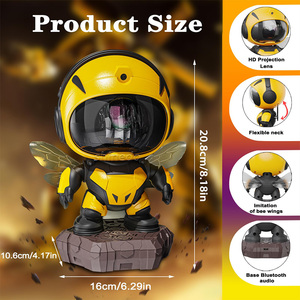 Projecteur Galaxie Robot Abeille Jouet Veilleuse Cadeau de Noël pour Enfants Décoration de Chambre <span class=keywords><strong>Projection</strong></span> <span class=keywords><strong>Plafond</strong></span> Lampe LED Étoilée Projecteur Galaxie - Product Image 6