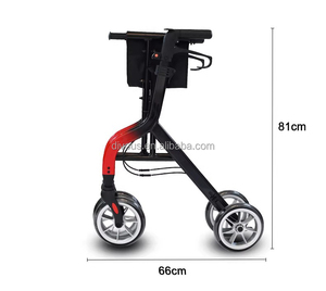 Déambulateurs multifonctionnels en gros pour seniors : Déambulateurs d'extérieur légers à 4 roues avec sièges - Product Image 3