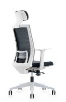 Vente en gros de chaise de bureau d'ordinateur pivotante confortable chaise de bureau ergonomique en tissu maillé à bascule moderne et mobile de luxe