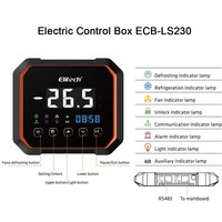 Système de contrôle de température pour armoire électrique Elitech ECB-LS230 380V 5HP, pour chambre froide multifonctionnelle 220V 5~25HP