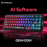 Teclado Mecánico para Juegos Flux 68 con Cable, Interruptores Magnéticos de Efecto Hall, USB Tipo-C, RGB, IA, 68 Teclas, Rapid Trigger, Hot-Swap, Resistente a Derrames