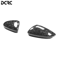 Coque de rétroviseur en fibre de carbone véritable forgée pour Audi A3 S3 RS3 8Y, remplacement de la coque de rétroviseur en carbone véritable