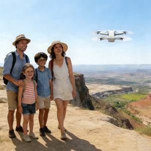 Mini <span class=keywords><strong>drone</strong></span> pliable en plastique 4K HDR pour débutants avec caméra, prise de vue verticale, autonomie de batterie étendue, UAV - Product Image 1