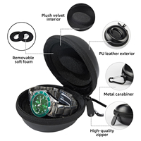 Mini Portable EVA écouteur montre sac porte-monnaie USB câble étui de rangement EVA dur fermeture éclair protéger rond étui de transport